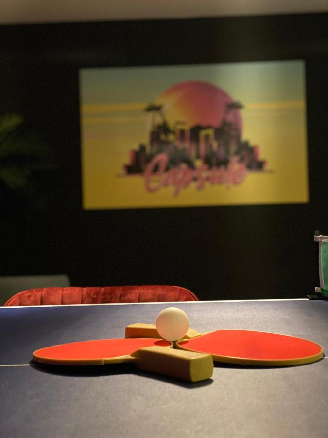 Capsule Miami Vice - Jacuzzi - Billard - Ecran Cinema & Netflix - Ping-Pong - Nintendo & Jeux- Льевен Экстерьер фото